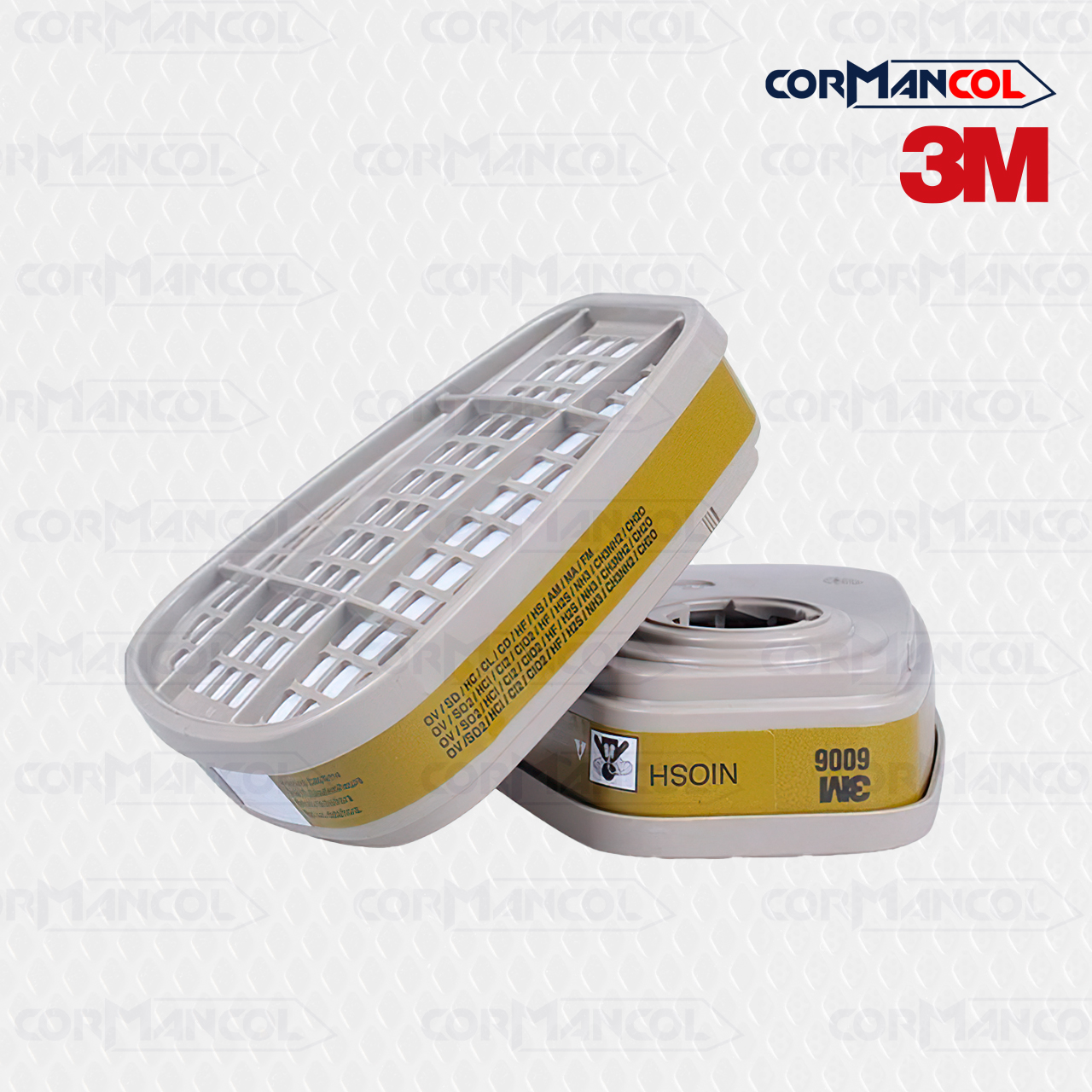 6006 CARTUCHO MULTIPROPOSITO GASES ACIDOS MARCA 3M