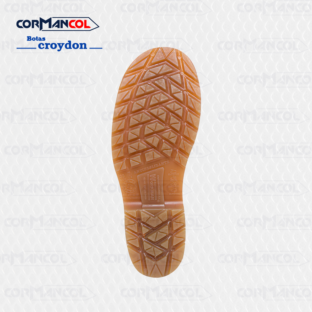WORKMAN WATERPROOF SEGURIDAD EN PVC TALLA 41 CON PUNTERA CERT INCONTEC CROYDON
