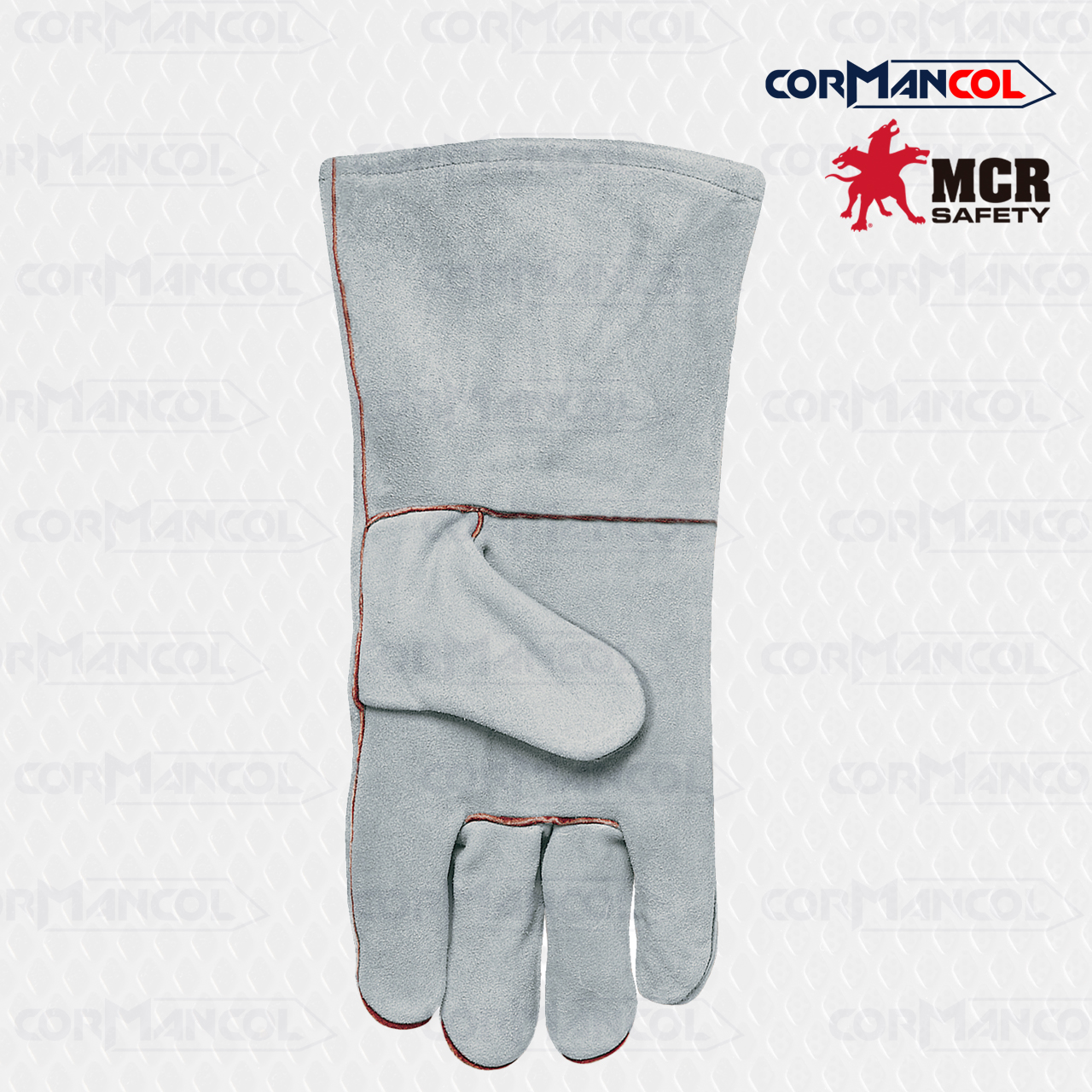 4150 GUANTE CARNAZA GRIS SOLDADOR  MCR 