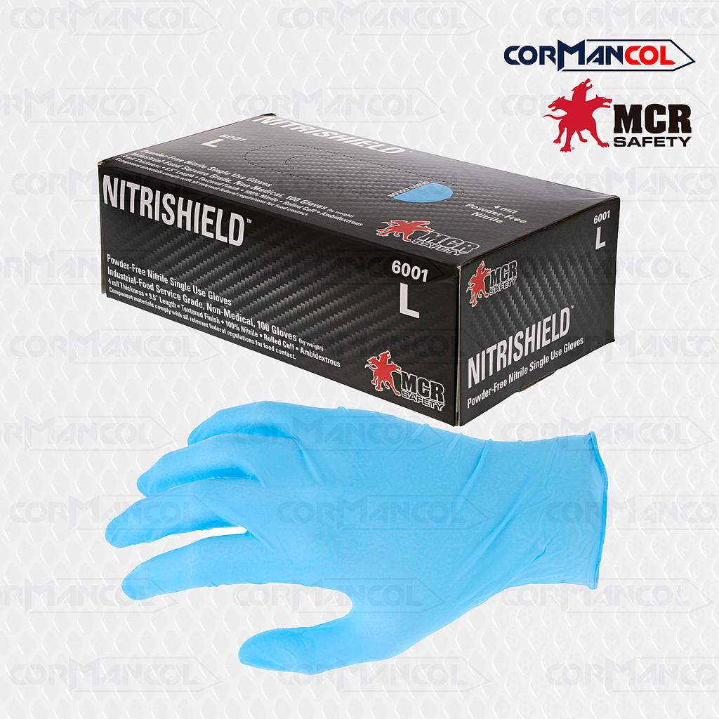 6001 CAJA DE GUANTE  NITRILO 4 MIL  X100 T M  MCR