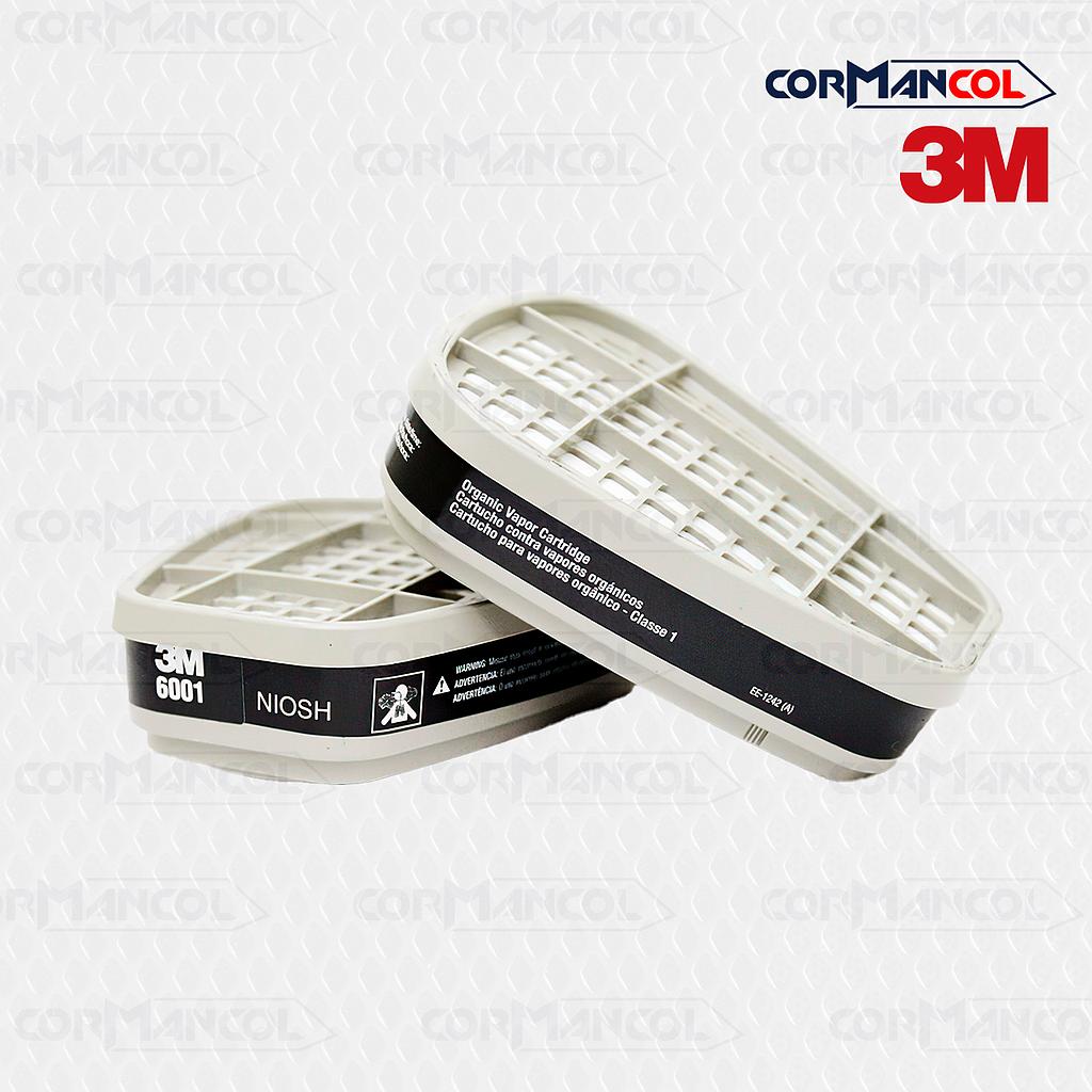 6001 CARTUCHO VAPORES ORGANICOS MARCA 3M OP1