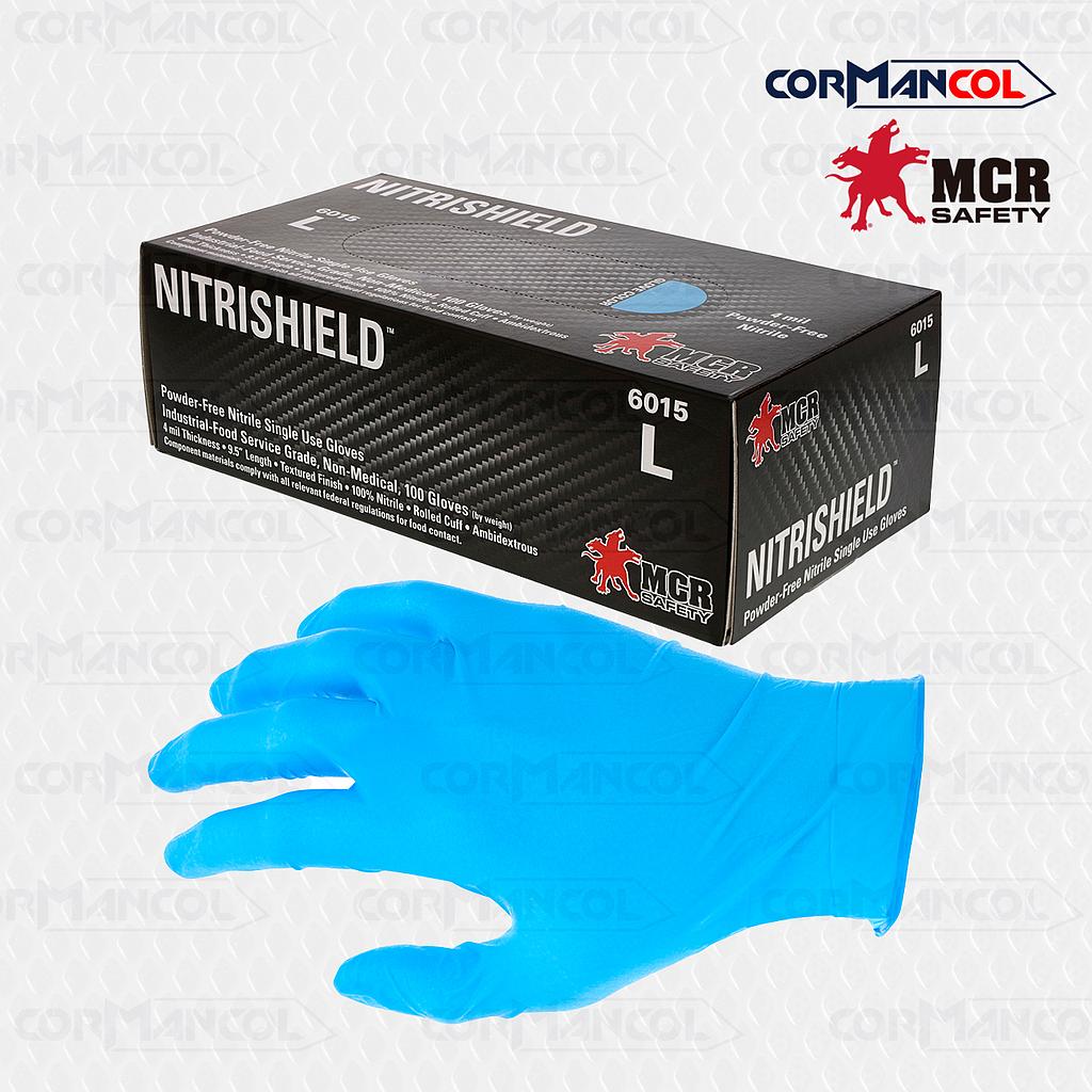 6015L GUANTE NITRILO 4 MILS/9.5&quot; X 100 - T L