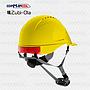 11888206 CASCO DE SEGURIDAD COLOR AMARILLO SIN VENTILACIÓN TAFILETE DE 6 APOYOS, BARBUQUEJO DE 4 APO